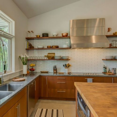 A gorgeous light filled kitchen