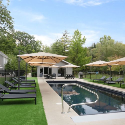 Backyard Oasis with Heated Swimming Pool (open May 1-October 31)