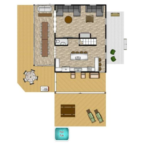 1st level main house layout